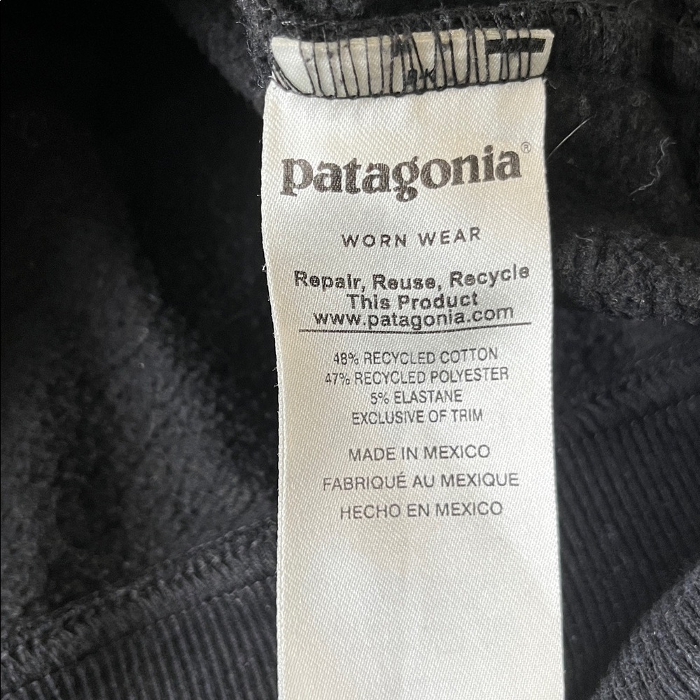 Patagonia Uprisal P-6 Logo Hoodie Sweatshirt Mens M Fleece Pullover Streetwear - Picture 9 of 11